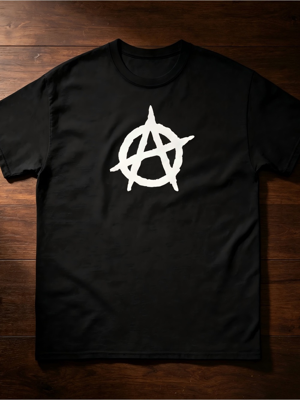 Anarchy Logo Graphic T-Shirt Black T-shirt Unisex